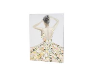 Uma Enterprises, Inc 47 X 35.5 Woman in Daisy Dress Wall Art