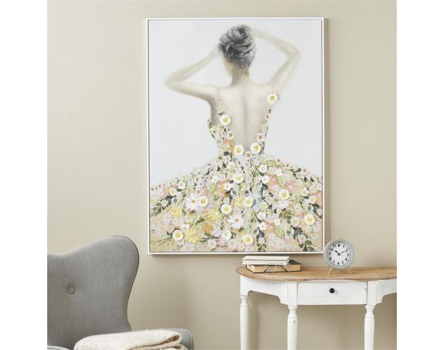 Uma Enterprises, Inc 47 X 35.5 Woman in Daisy Dress Wall Art large image number 4