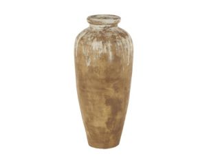 Uma Enterprises, Inc 26" Brown Ceramic Antique Style Vase