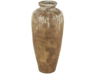 Uma Enterprises, Inc 26" Brown Ceramic Antique Style Vase