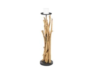 Uma Enterprises, Inc 39-Inch Teakwood Tree Branch Floor Candle Holder