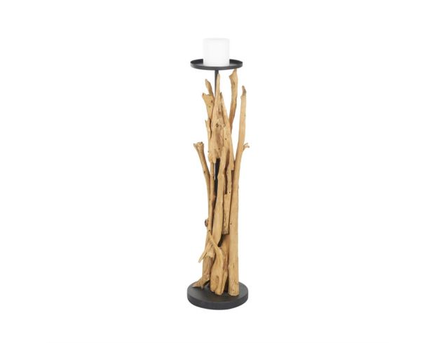 Uma Enterprises, Inc 39" Teak Wood Tree Branch Floor Candle Holder large image number 1