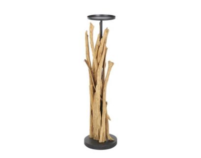 Uma Enterprises, Inc 39" Teak Wood Tree Branch Floor Candle Holder