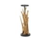 Uma Enterprises, Inc 31" Teakwood Tall Floor Candle Holder small image number 2