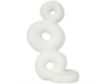 Uma 14" White Circle Ring Sculpture small image number 1