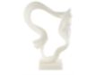 Uma 20 x 14 White Polystone Wave Sculpture small image number 1