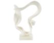 Uma 20 x 14 White Polystone Wave Sculpture small image number 3