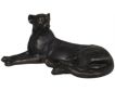 Uma 29 x 13 Black/Bronze Polystone Leopard Sculpture small image number 3