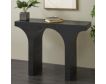 Uma Enterprises, Inc Archie Matte Black Sofa Table small image number 1