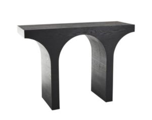 Uma Enterprises, Inc Archie Matte Black Sofa Table