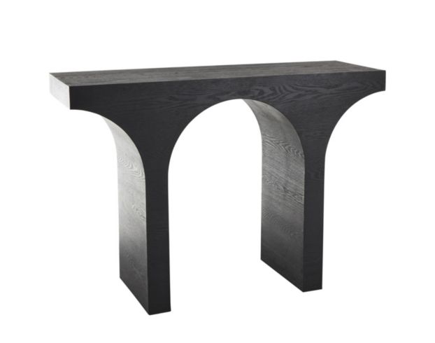 Uma Enterprises, Inc Archie Matte Black Sofa Table large image number 2