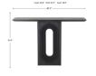 Uma Enterprises, Inc Enzo Black Console Table small image number 7