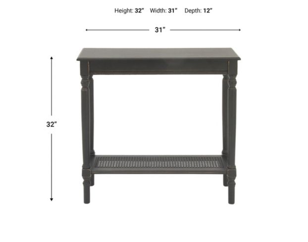 Uma Enterprises, Inc Abby Black Console Table large image number 6