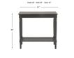 Uma Enterprises, Inc Abby Black Console Table small image number 6