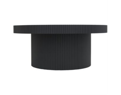 Uma Enterprises, Inc Origins Round Black Coffee Table