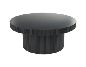 Uma Enterprises, Inc Origins Round Black Coffee Table