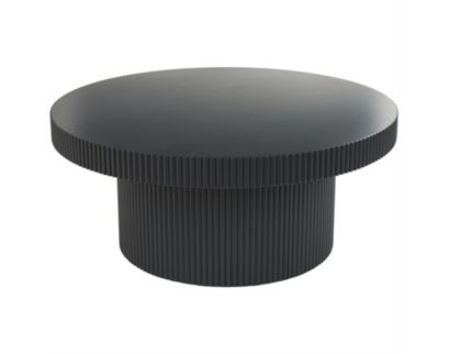 Uma Enterprises, Inc Origins Round Black Coffee Table