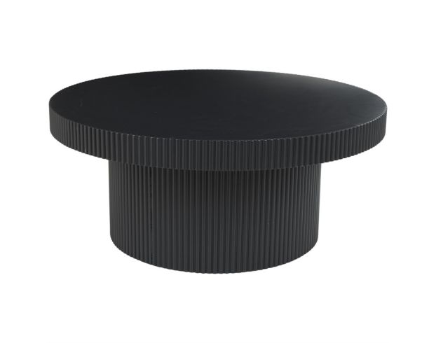 Uma Enterprises, Inc Origins Round Black Coffee Table large image number 3