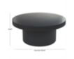 Uma Enterprises, Inc Origins Round Black Coffee Table small image number 5