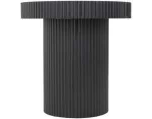 Uma Enterprises, Inc Origins Round Black End Table