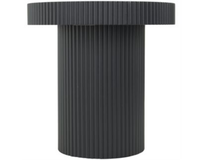 Uma Enterprises, Inc Origins Round Black End Table