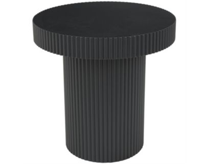 Uma Enterprises, Inc Origins Round Black End Table