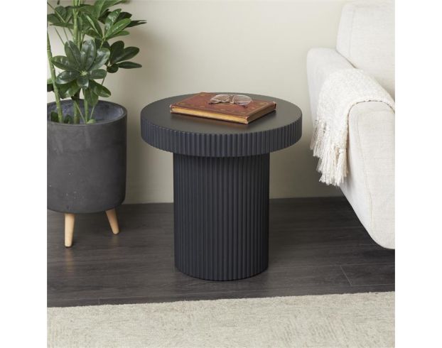 Uma Enterprises, Inc Origins Round Black End Table large image number 4