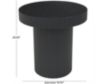 Uma Enterprises, Inc Origins Round Black End Table small image number 5