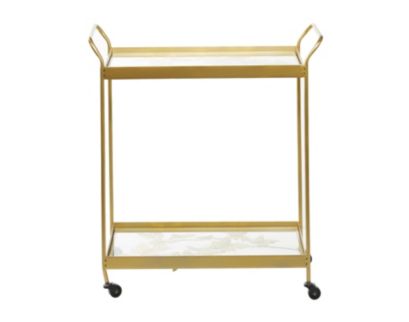 Uma Enterprises, Inc Golden Butterfly Bar Cart