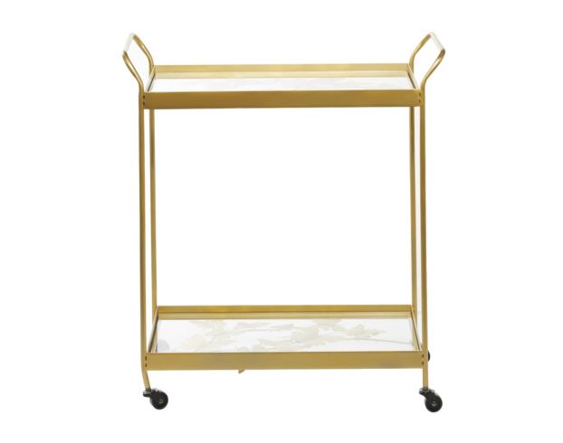 Uma Enterprises, Inc Golden Butterfly Bar Cart large image number 1