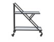 Uma Enterprises, Inc High-Tier Glass Bar Cart small image number 1