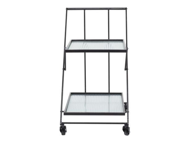 Uma Enterprises, Inc High-Tier Glass Bar Cart large image number 2