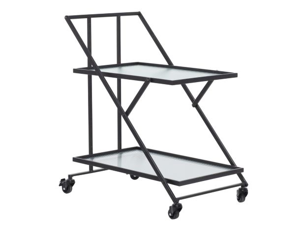 Uma Enterprises, Inc High-Tier Glass Bar Cart large image number 3