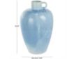 Uma 18-Inch Blue Ceramic Ombre Vase small image number 5