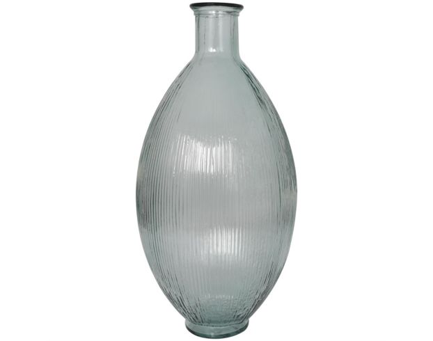 Uma 23-Inch Ribbed Spanish Glass Vase large image number 2