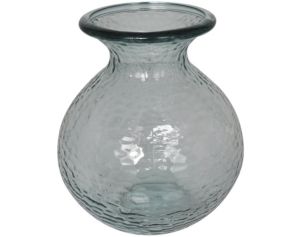 Uma 13-Inch Spanish Glass Textured Vase