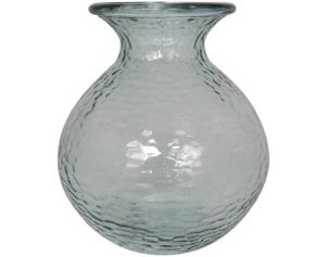 Uma 13-Inch Spanish Glass Textured Vase