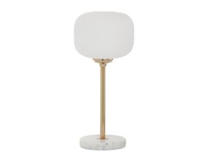 Uma White Metal Table Lamp