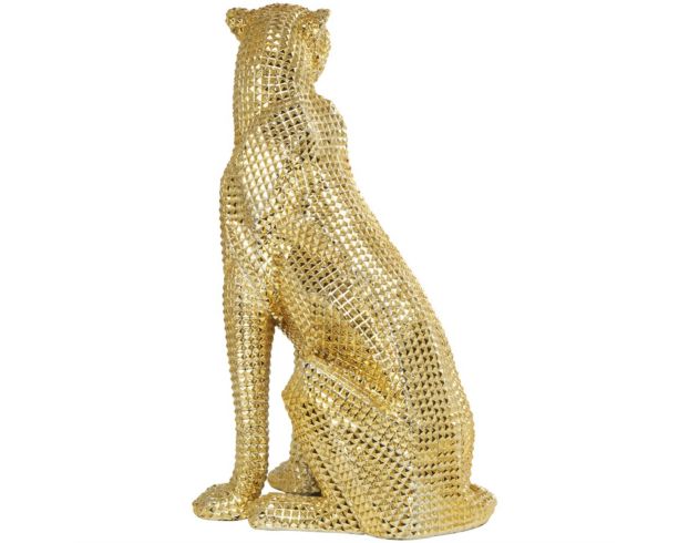 Uma Gold Resin Diamond Facet Leopard large image number 2