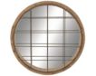 Uma Accents Industrial Wood Wall Mirror 48 X 48 small image number 1