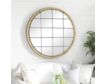 Uma Accents Industrial Wood Wall Mirror 48 X 48 small image number 2