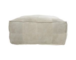 Uma Gray Patchwork Pouf