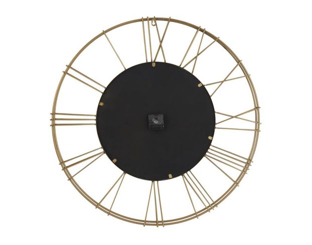 Uma 30 x 30 Gold Mirror Clock large image number 3