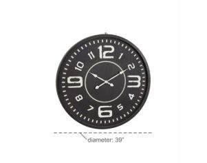 Uma 40" Black Clock