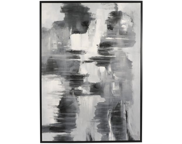 Uma Black Shadow Abstract Wall Art large image number 1