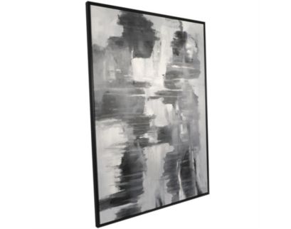 Uma Black Shadow Abstract Wall Art