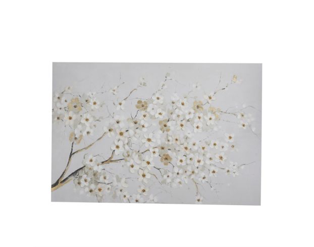 Uma Floral Branch Canvas Wall Art large image number 1