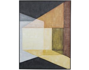 Uma 30 x 69 Colorblock Canvas Wall Art