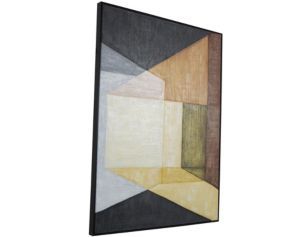 Uma 30 x 69 Colorblock Canvas Wall Art