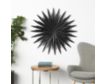 Uma 36 x 36 Black Metal Sunburst Wall Sculpture small image number 4